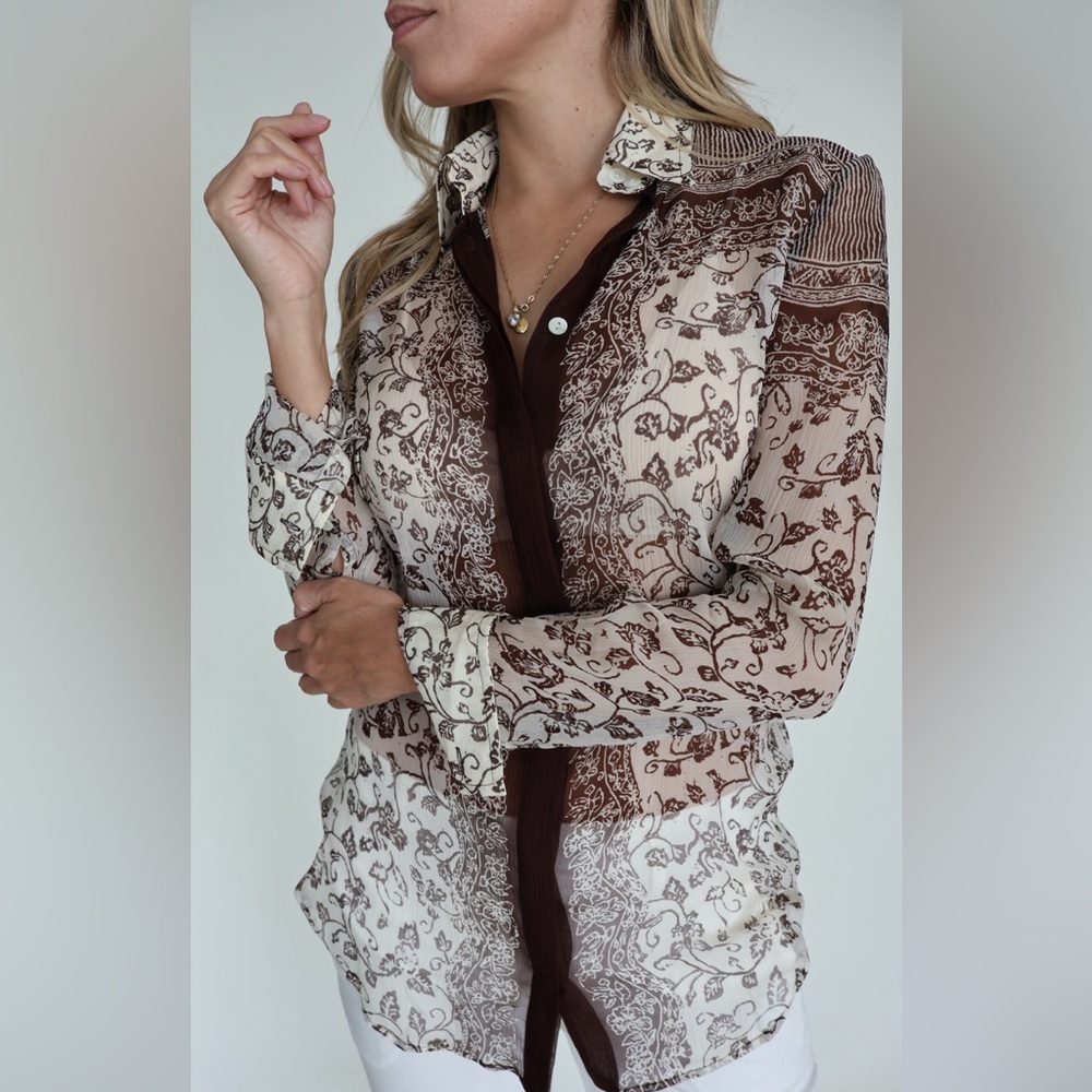 Dolce & Gabbana silk blouse top
